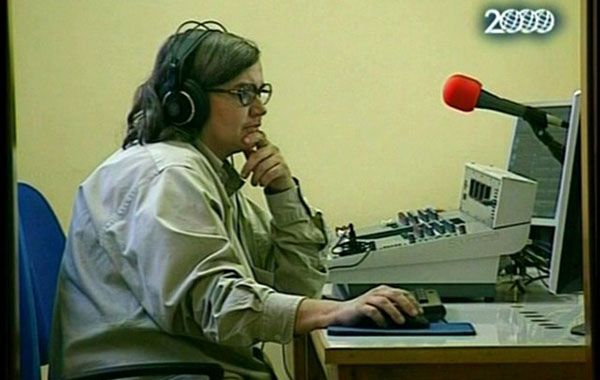 Dallo studio di Radio Laghi