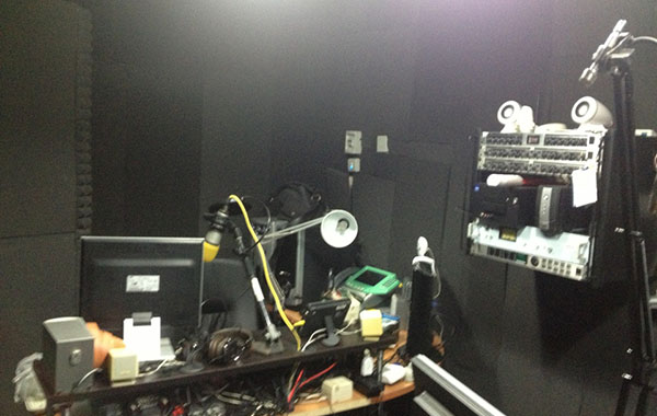 Gli studi di Radio M2Z